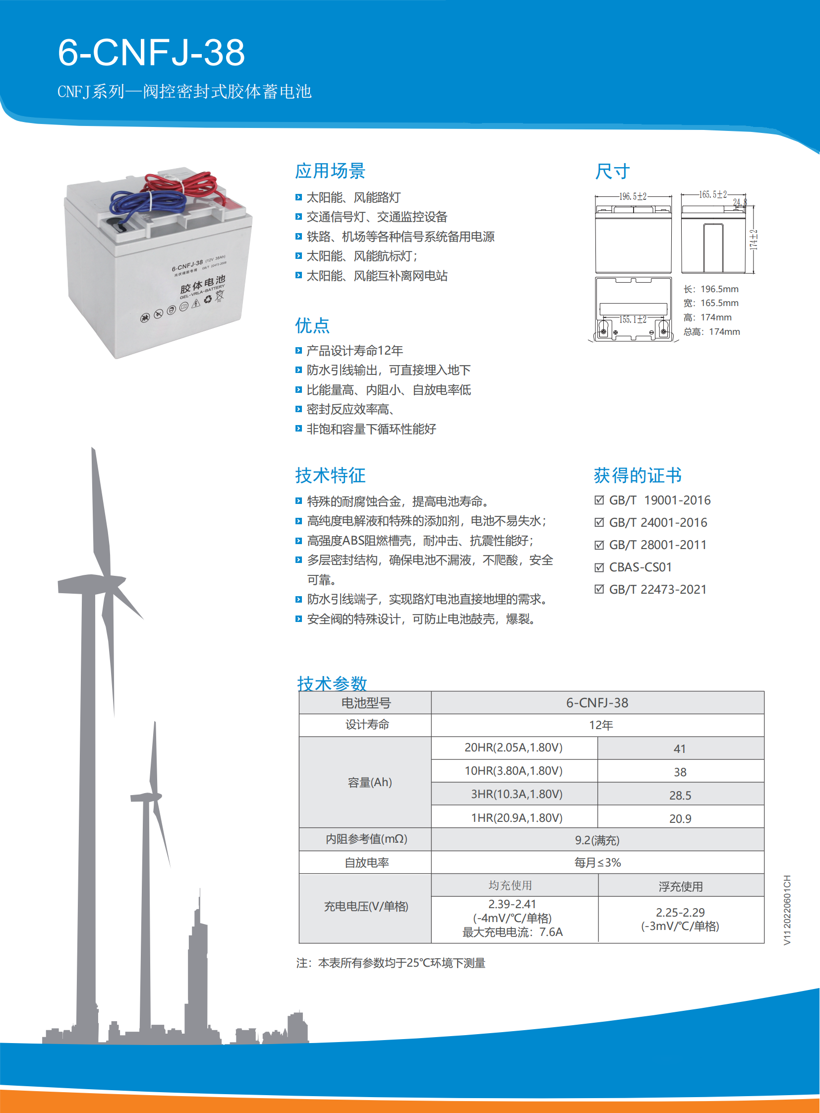 6-CNFJ-38 Dedicated for solar energy storage overview 1